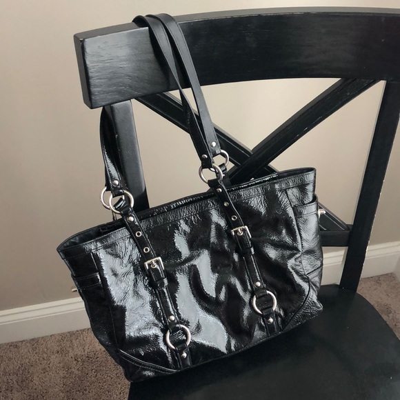 🎉Price Drop 🎉 Coach Patent Leather Tote - Picture 5 of 6